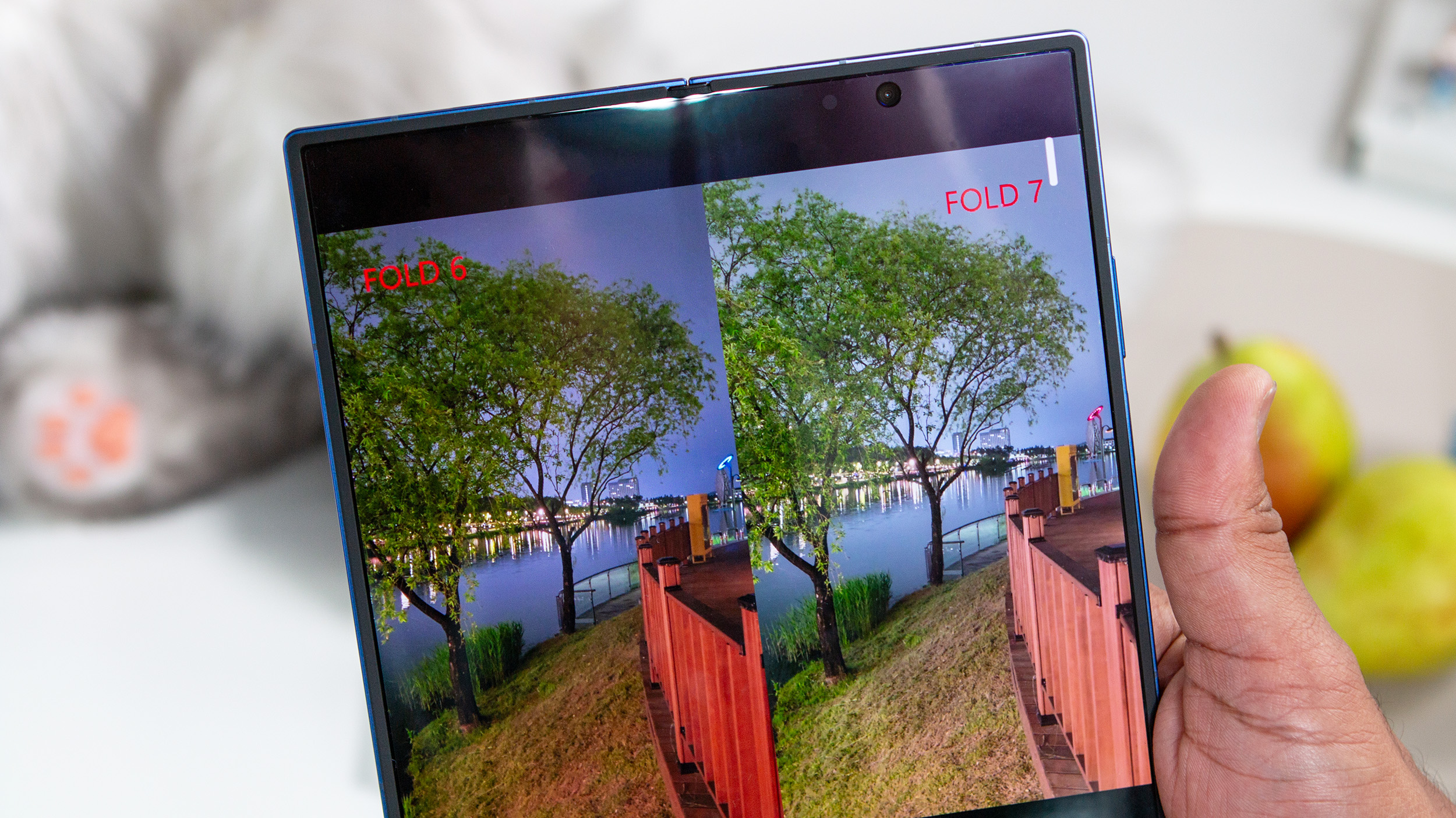 Samsung Galaxy Z Fold 7 video comparison hands-on