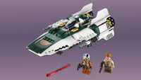 LEGO Star Wars: The Rise of Skywalker Resistance A Wing Starfighter | $29.99 $18.99 at Amazon (save $11)