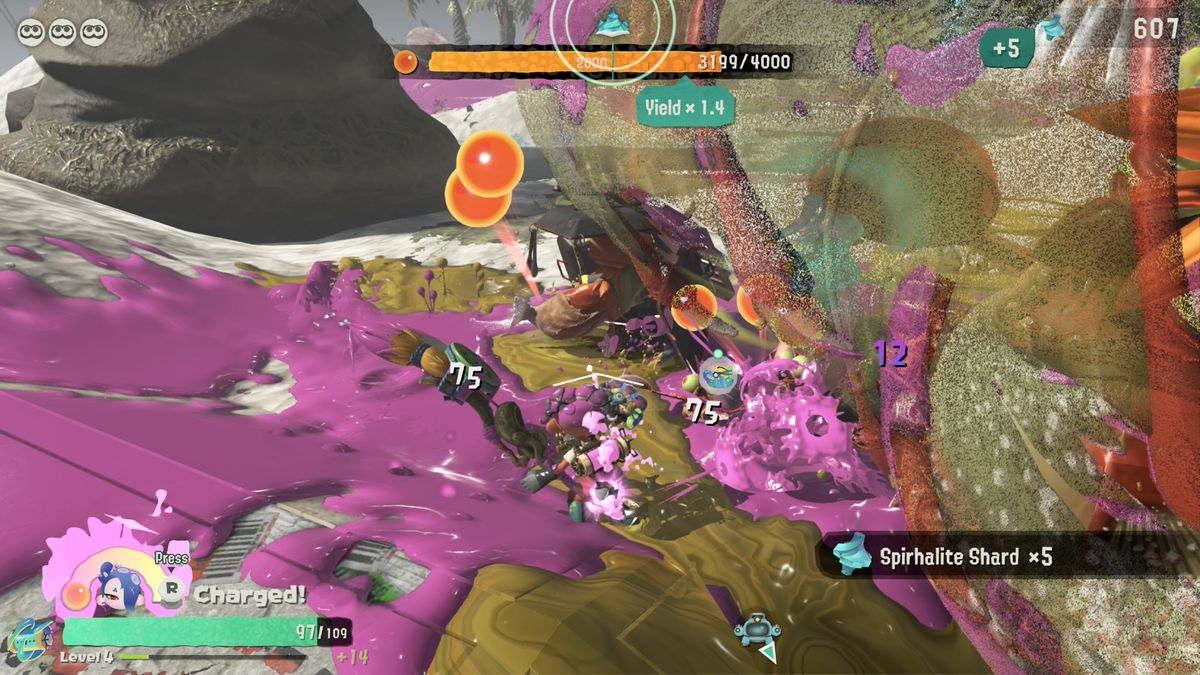 A colourful Nintendo shooting game