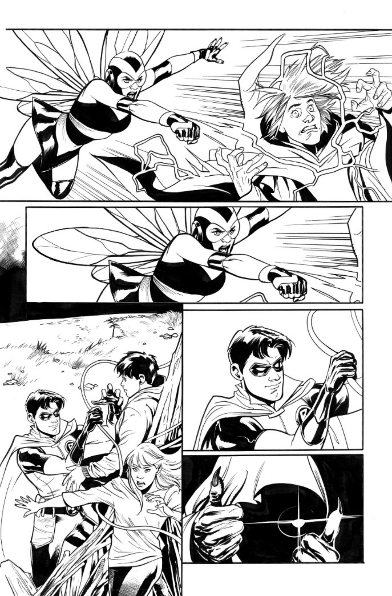 World's Finest: Teen Titans art