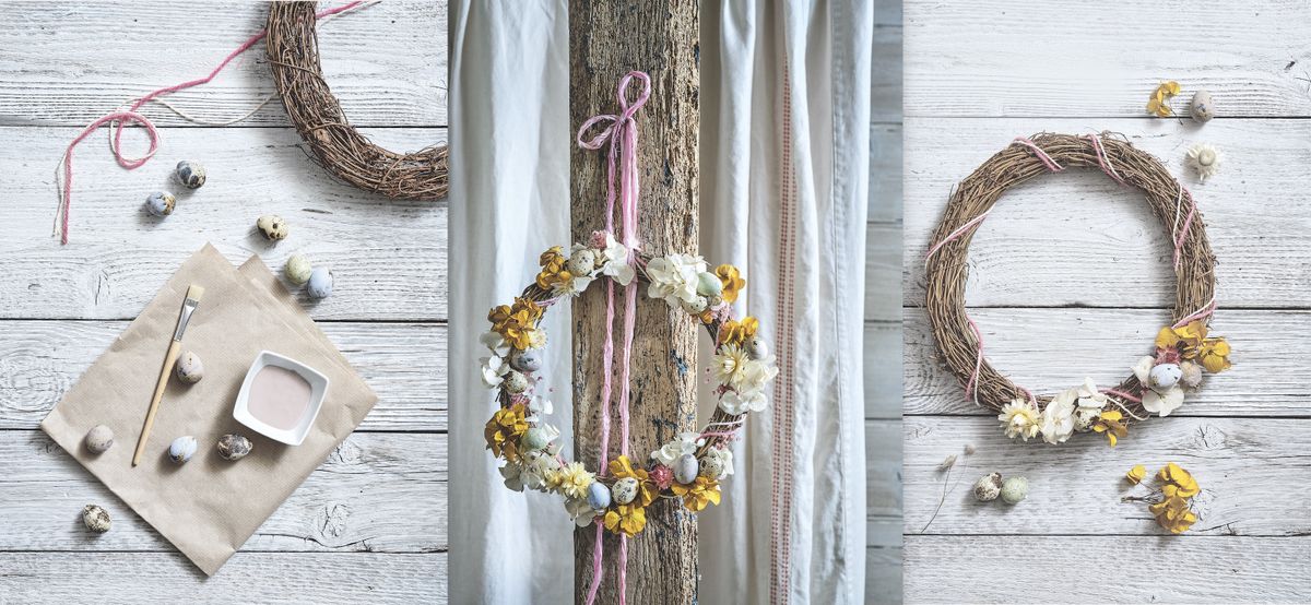 How to make an Easter wreath: to dress your home beautifully