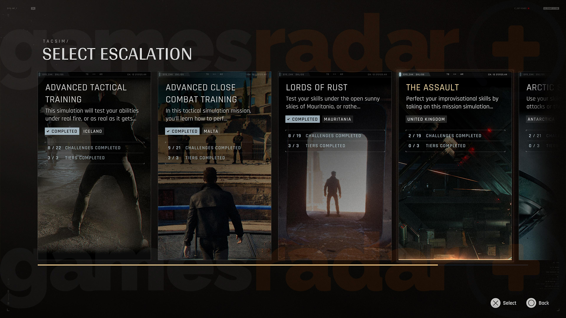 Tacsim Escalation missions for James Bond in 007 First Light