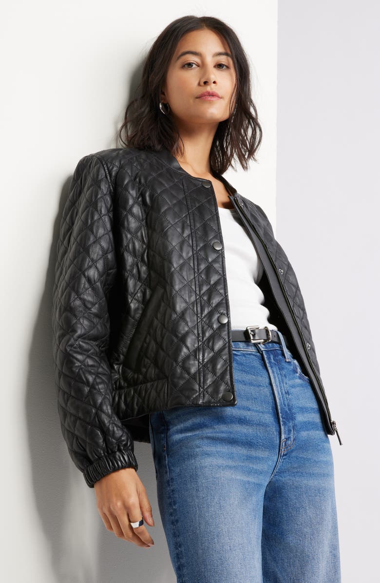 Quilted Leather Jacket
