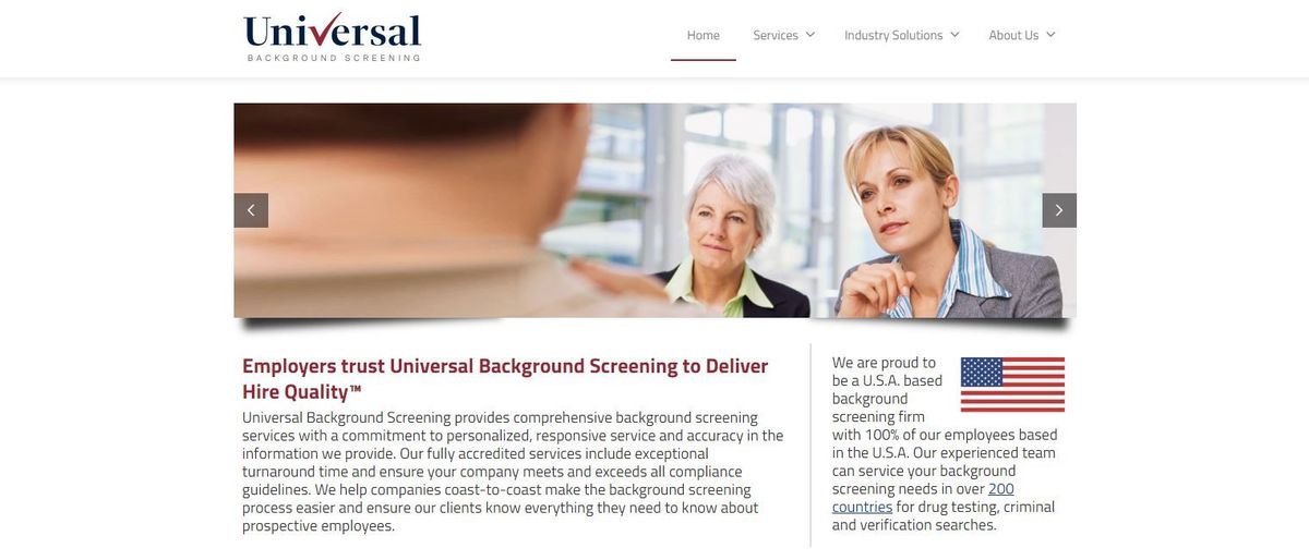 Universal Background Screening Review Hero