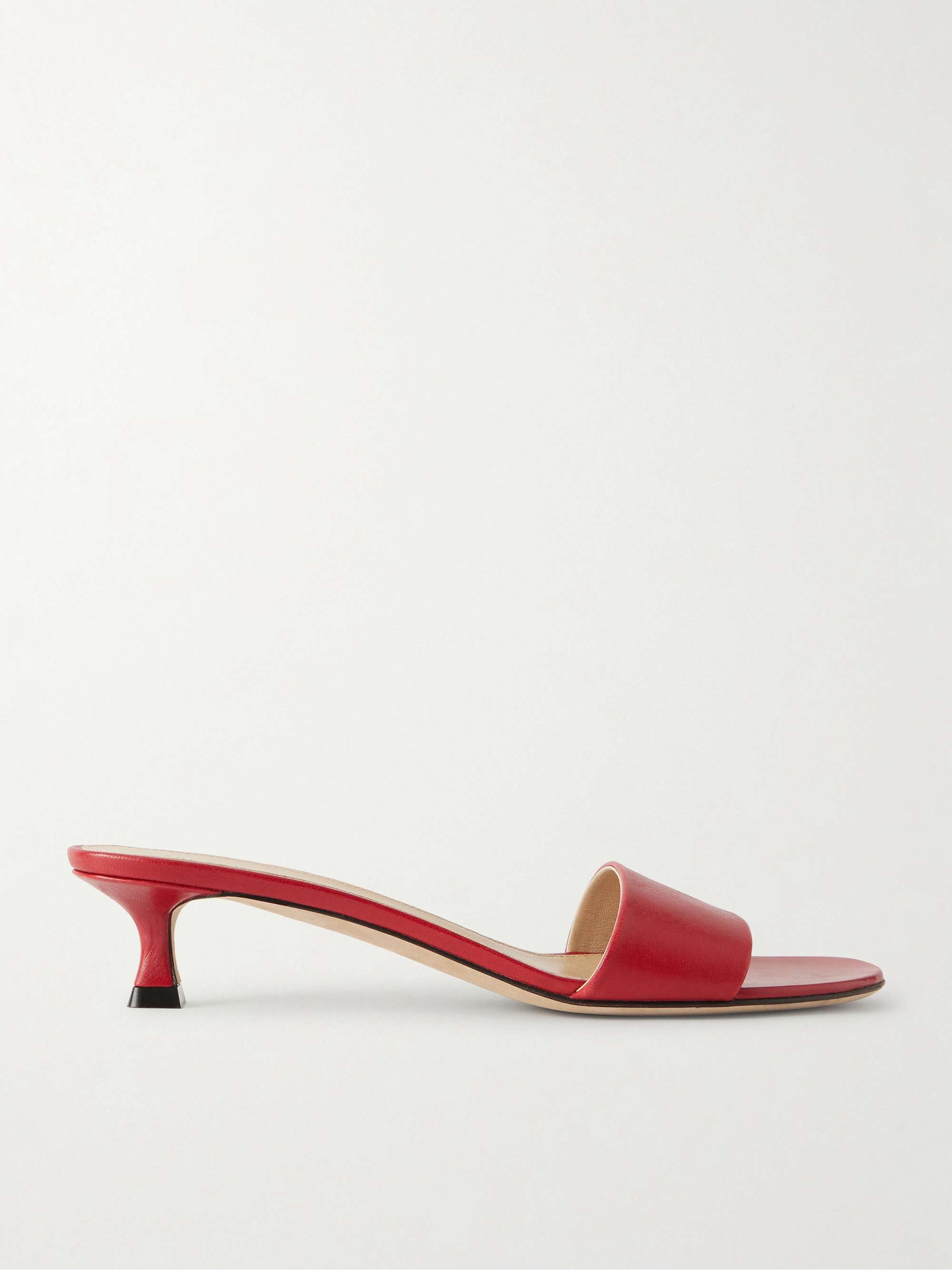 Combo Leather Mules