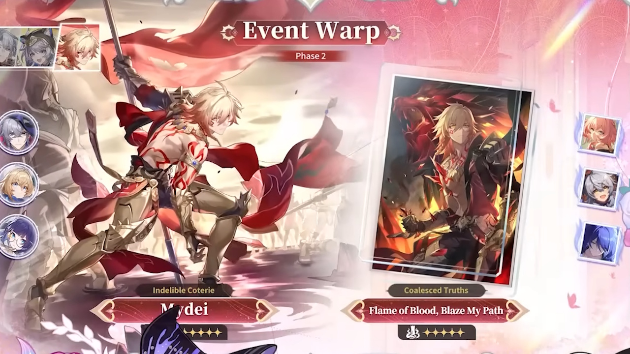 Honkai Star Rail banners - Mydei in version 3.7