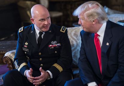 President Trump and General McMaster. 