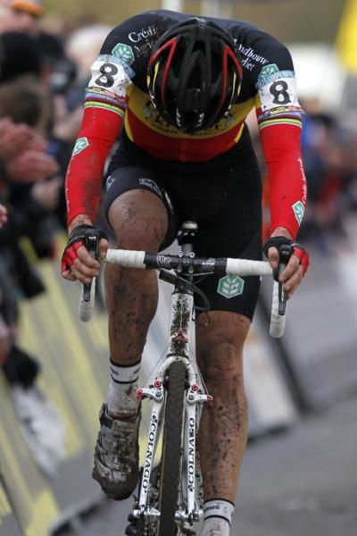 Sven Nys just didn't have the goods in Hoogerheide. He finished sixth.