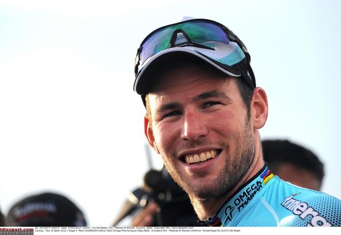 Mark Cavendish at the 2013 Tour of Qatar