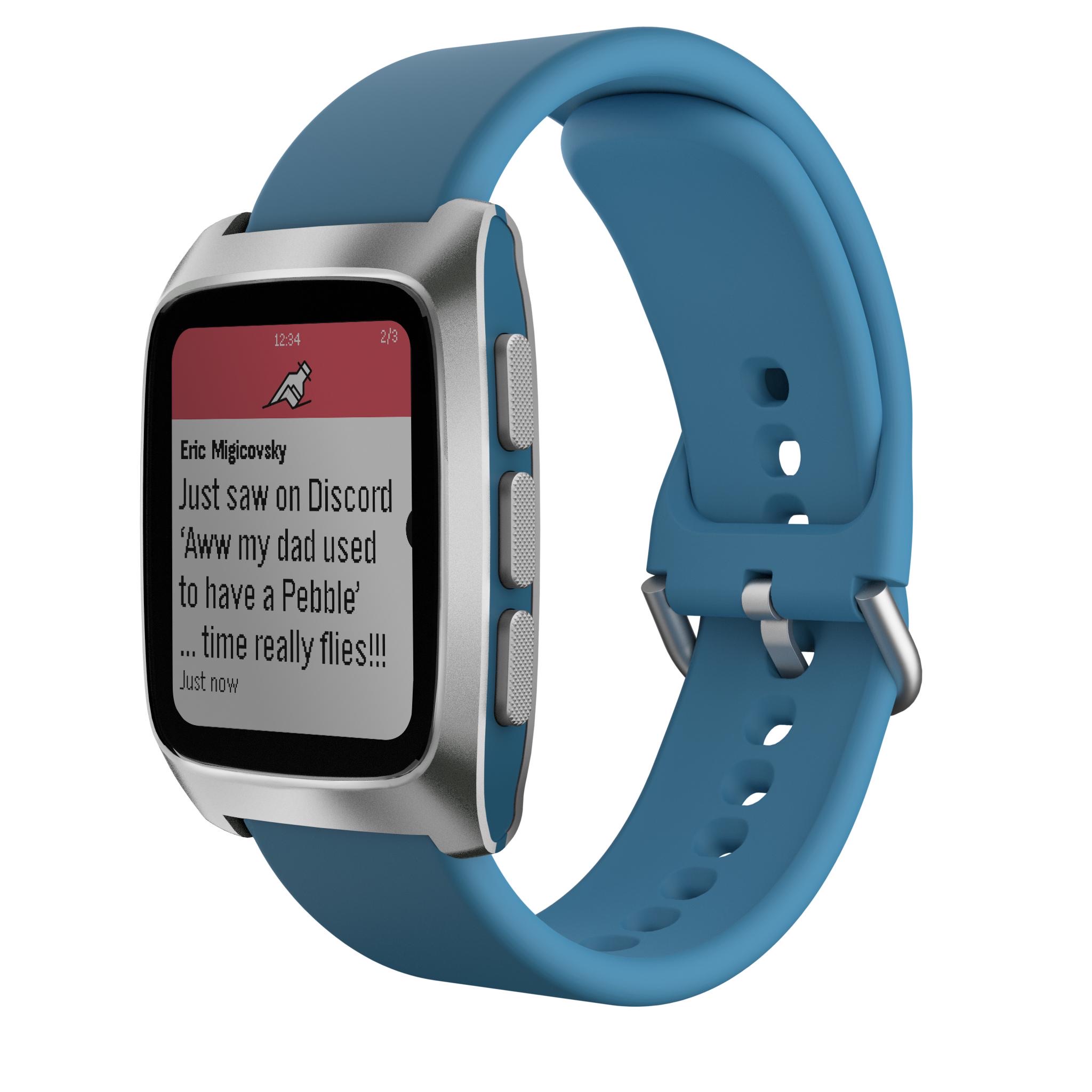 Pebble Time 2 in a variety of angles 
