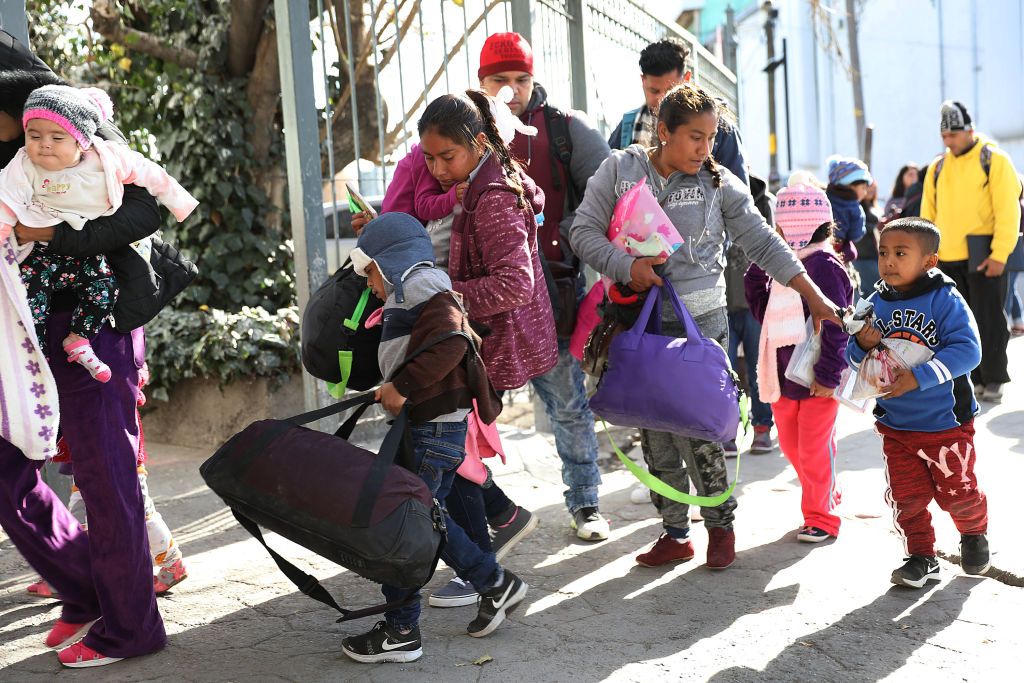 Migrants from Cuba and Guatemala.