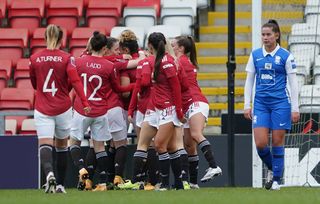 Manchester United v Birmingham City – FA Women’s Super League – Leigh Sports Village Stadium