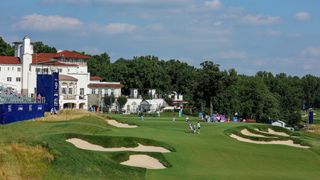 The ninth hole at Congressional Country Club