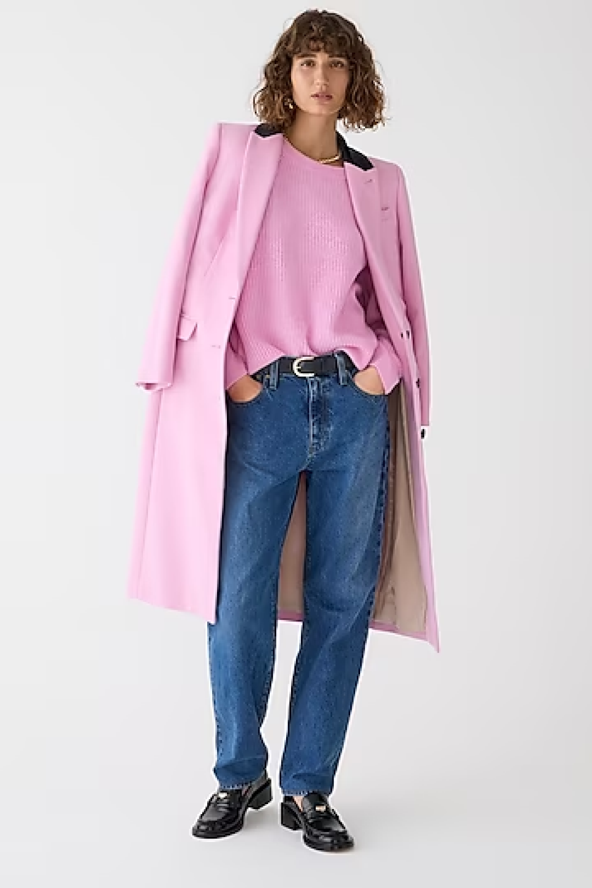 J.Crew Ribbed Cashmere Oversized Crewneck Sweater