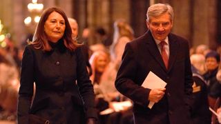 Carole and Michael Middleton attend the 'Together at Christmas' Carol Service