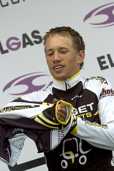 Budget Forklift's Richard Lang remains in the Budget Forklift's Rising Star jersey after three stages.