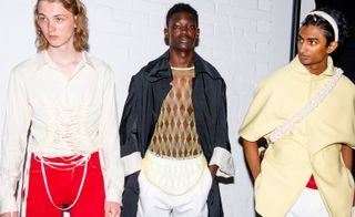 Males wearing the Stefan Cooke S/S 2020 collection