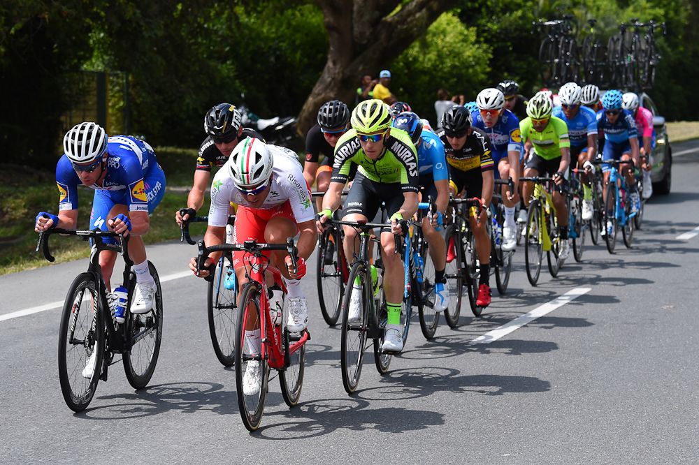 The big breakaway during stage 4 at Colombia Oro y Paz