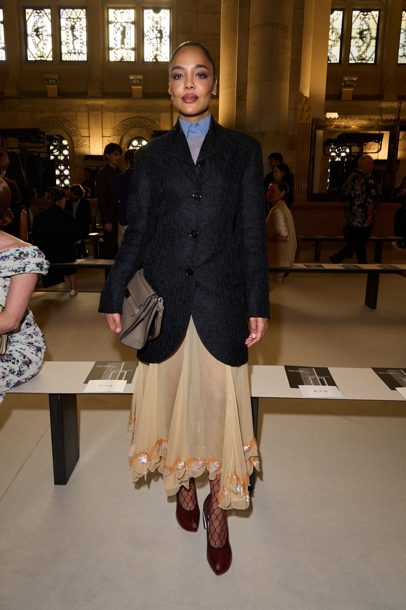 Tessa Thompson at Tory Burch S/S 26 runway show