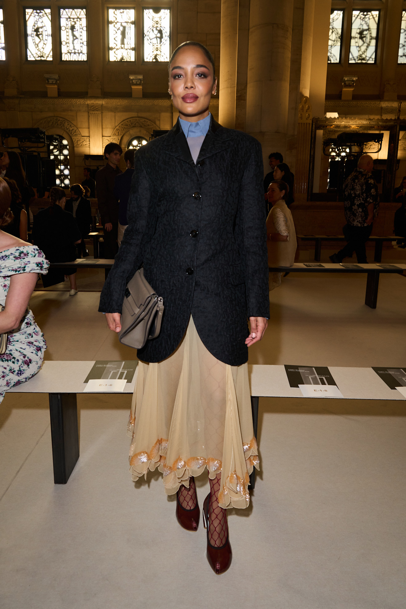 Tessa Thompson at Tory Burch S/S 26 runway show