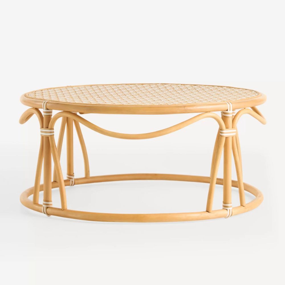 Coastal Indoor/Outdoor Rattan Coffee Table