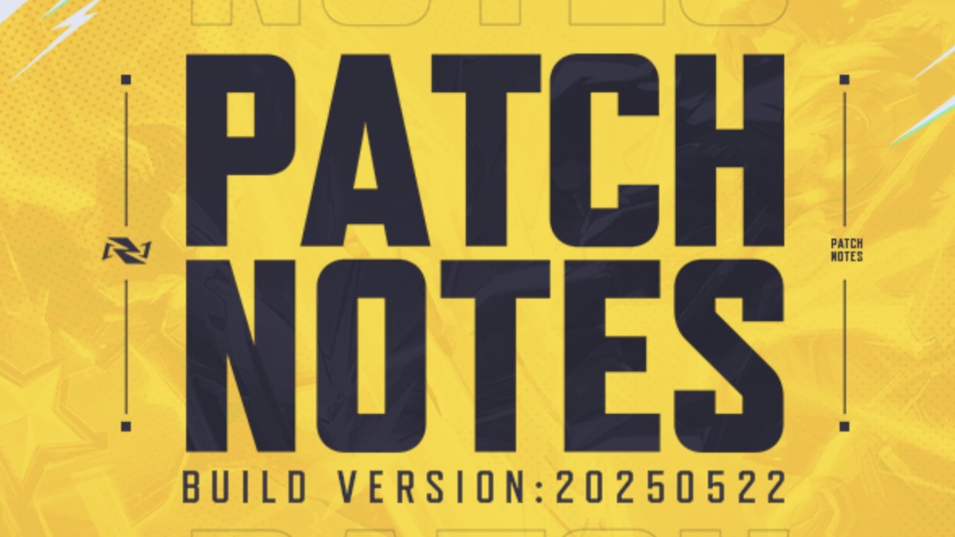 Patch Notes infographic for May 22, 2025