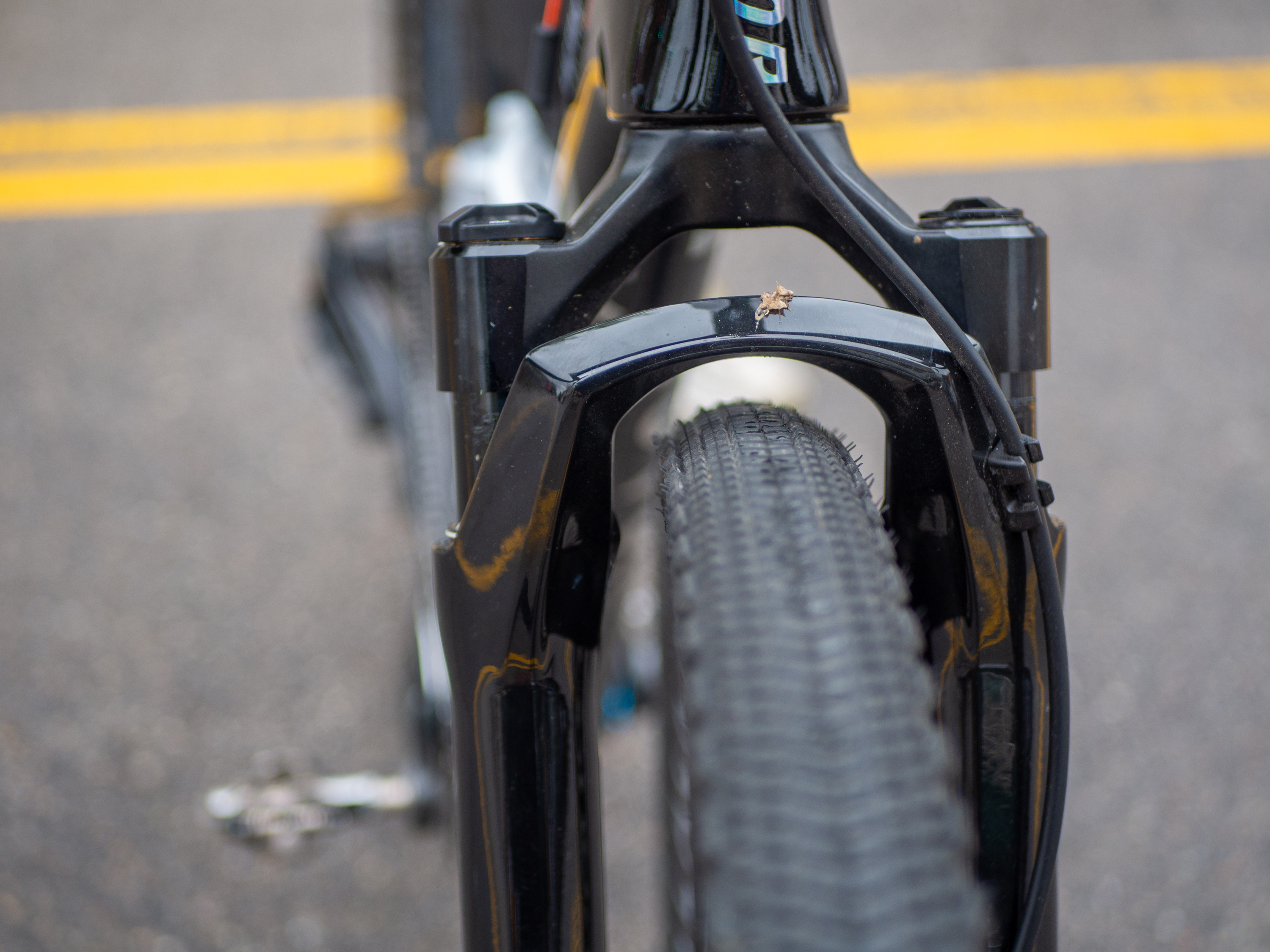 Up close images of a new Factor gravel bike