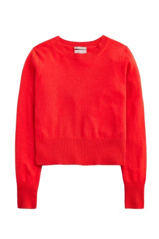 J.Crew Cashmere Shrunken Crewneck Sweater 