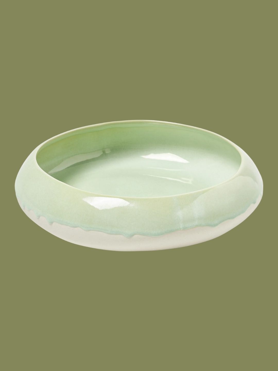 Westwing Collection, Dripping-Effect Decorative Bowl Lane