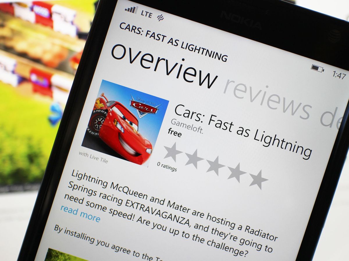 Cars: Fast as Lightning now available for free on Windows Phone | Windows  Central