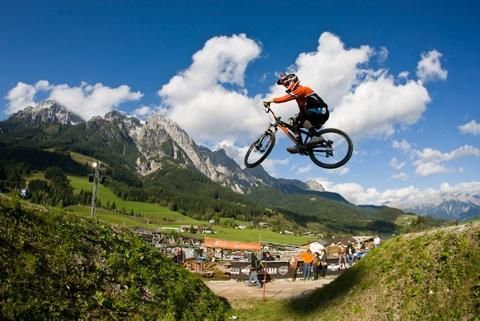 Joost Wichman flies through the air