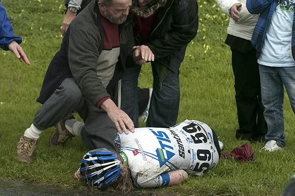 Tasmanian Sarah Cure was badly injured in the crash and was later transported to hospital via an ambulance.