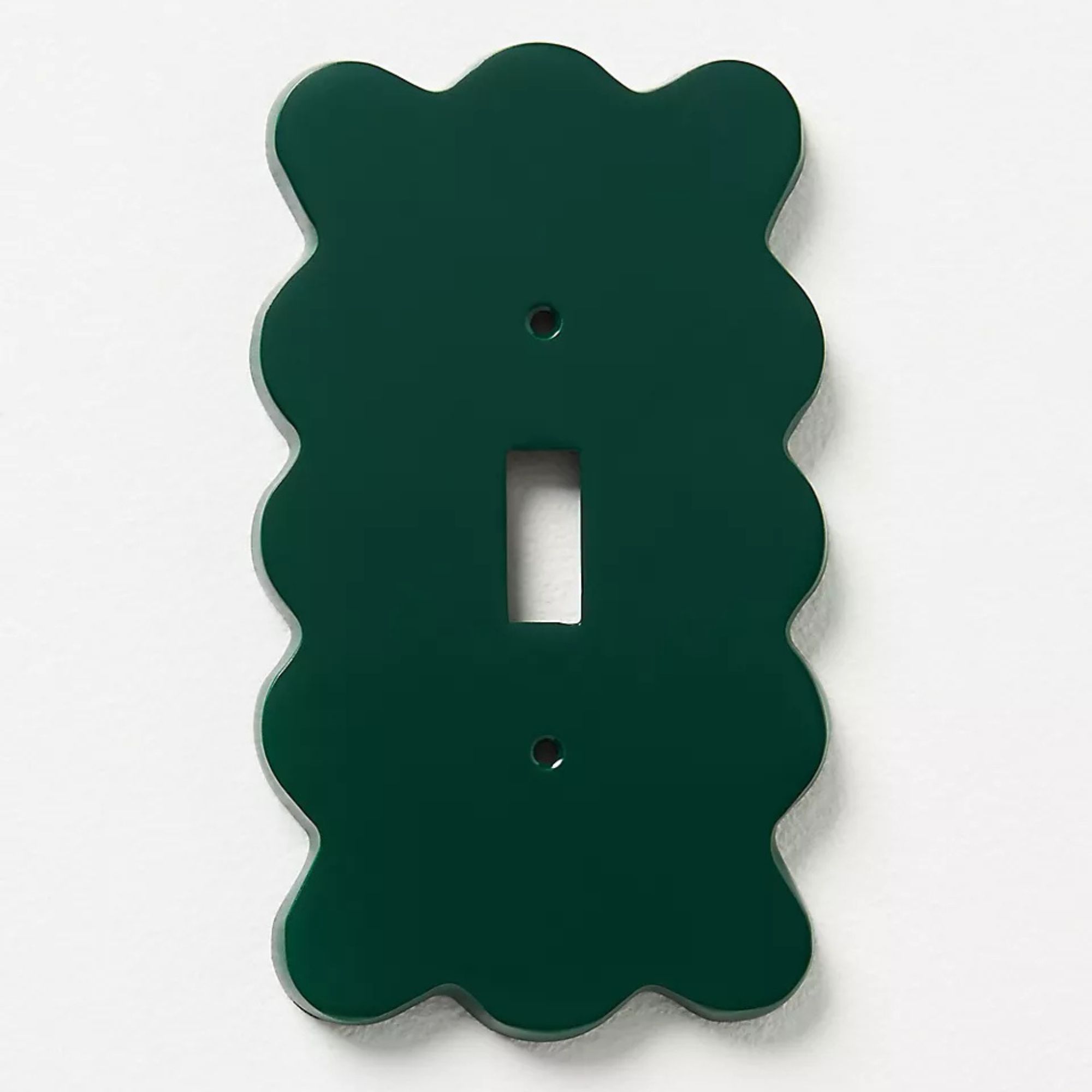 Green wiggle edge light switch