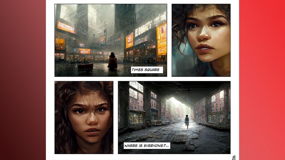 The first copyrighted AI art looks uncannily like Zendaya