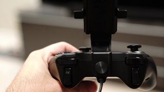 The back of the Rotor Riot Controller for Android