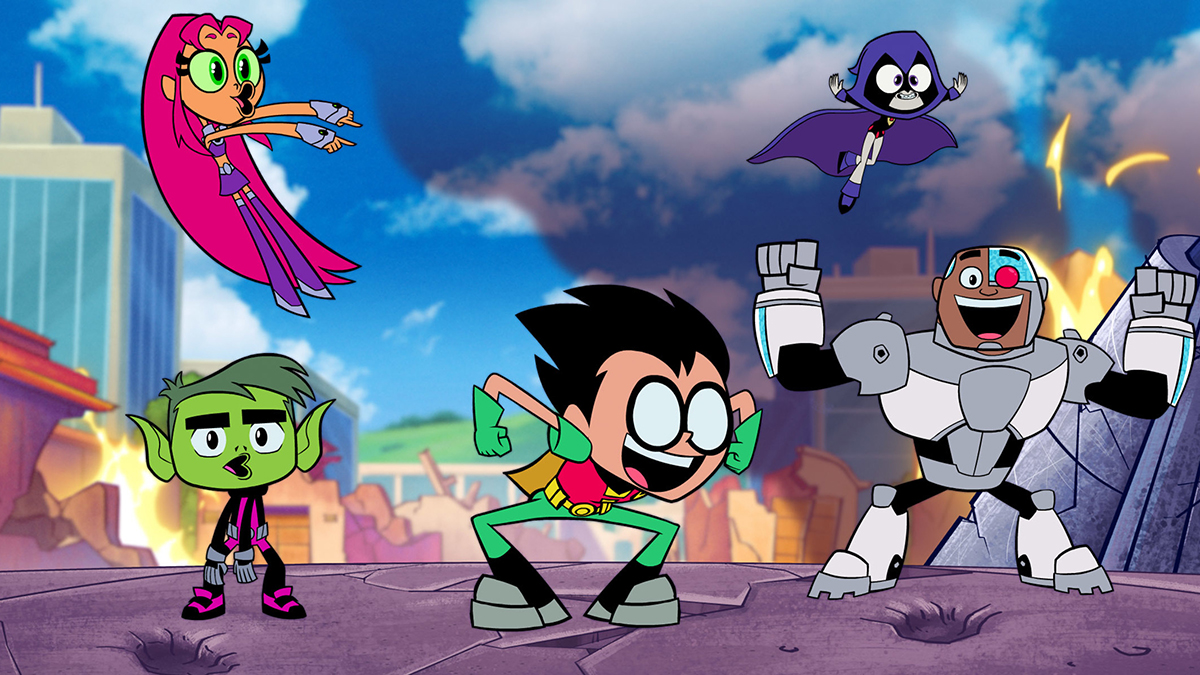 A promotional still from the film Teen Titans Go! to the Movies.