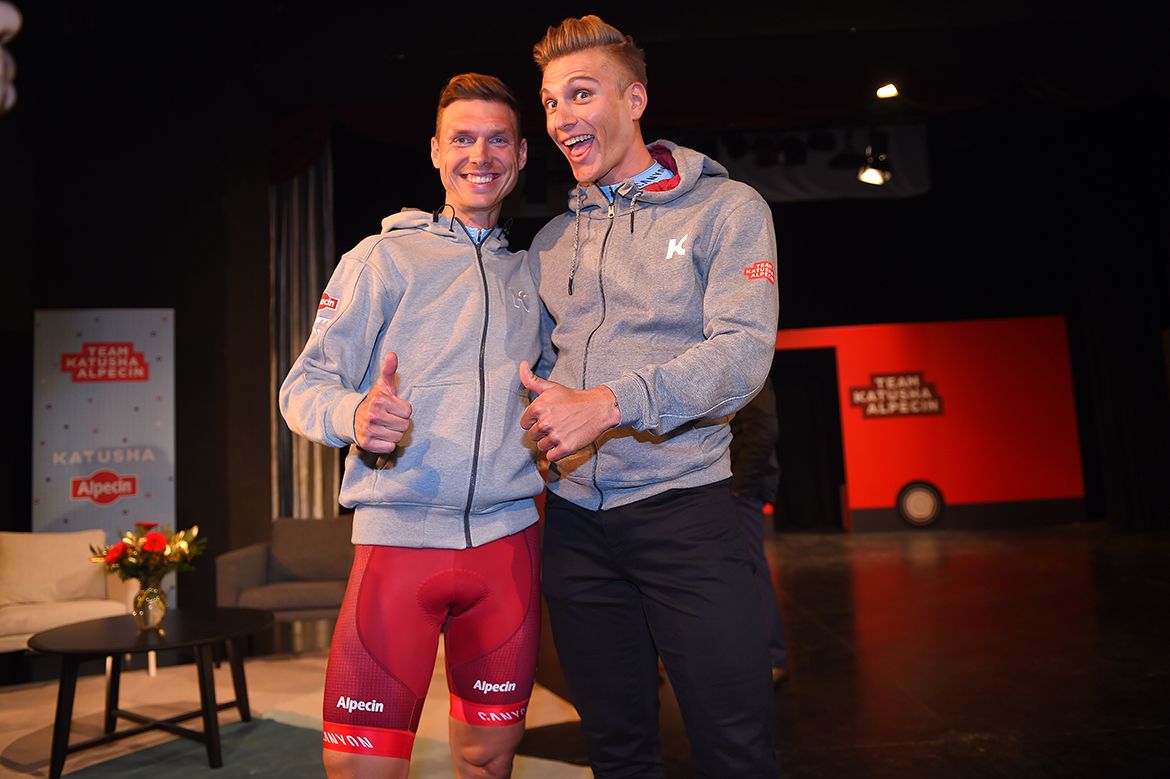 Germans Tony Martin and Marcel Kittel together again