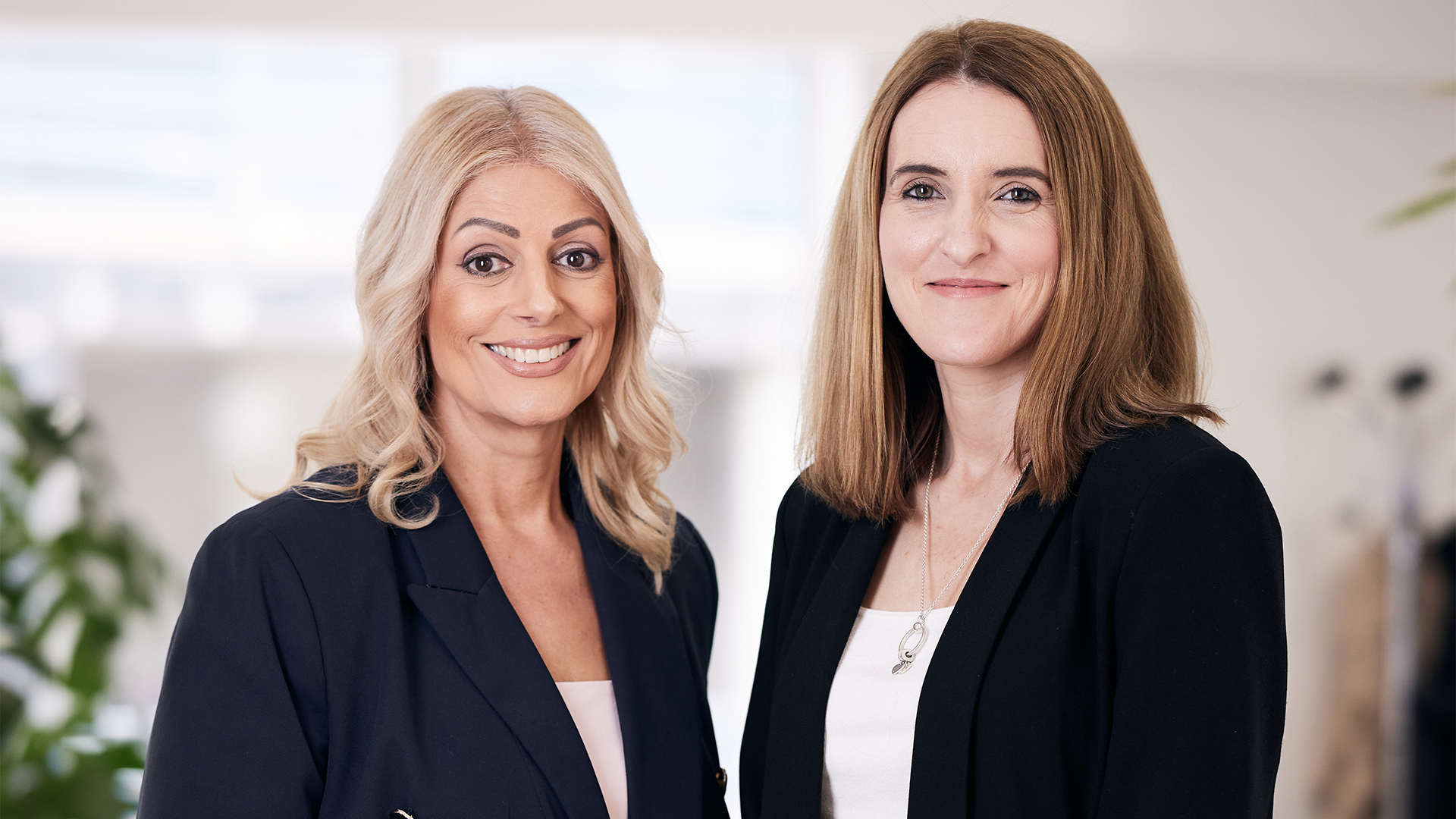 Advania chief financial officer (CFO) Sabrina Harris pictured alongside chief marketing officer (CMO) Tara Allison.