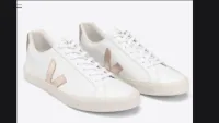 Esplar Leather White Platine Sneakers,&nbsp;$130&nbsp;(£120) | Veja