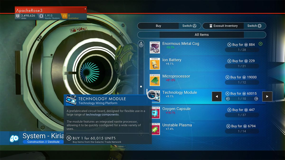 How to get No Man's Sky Technology Modules