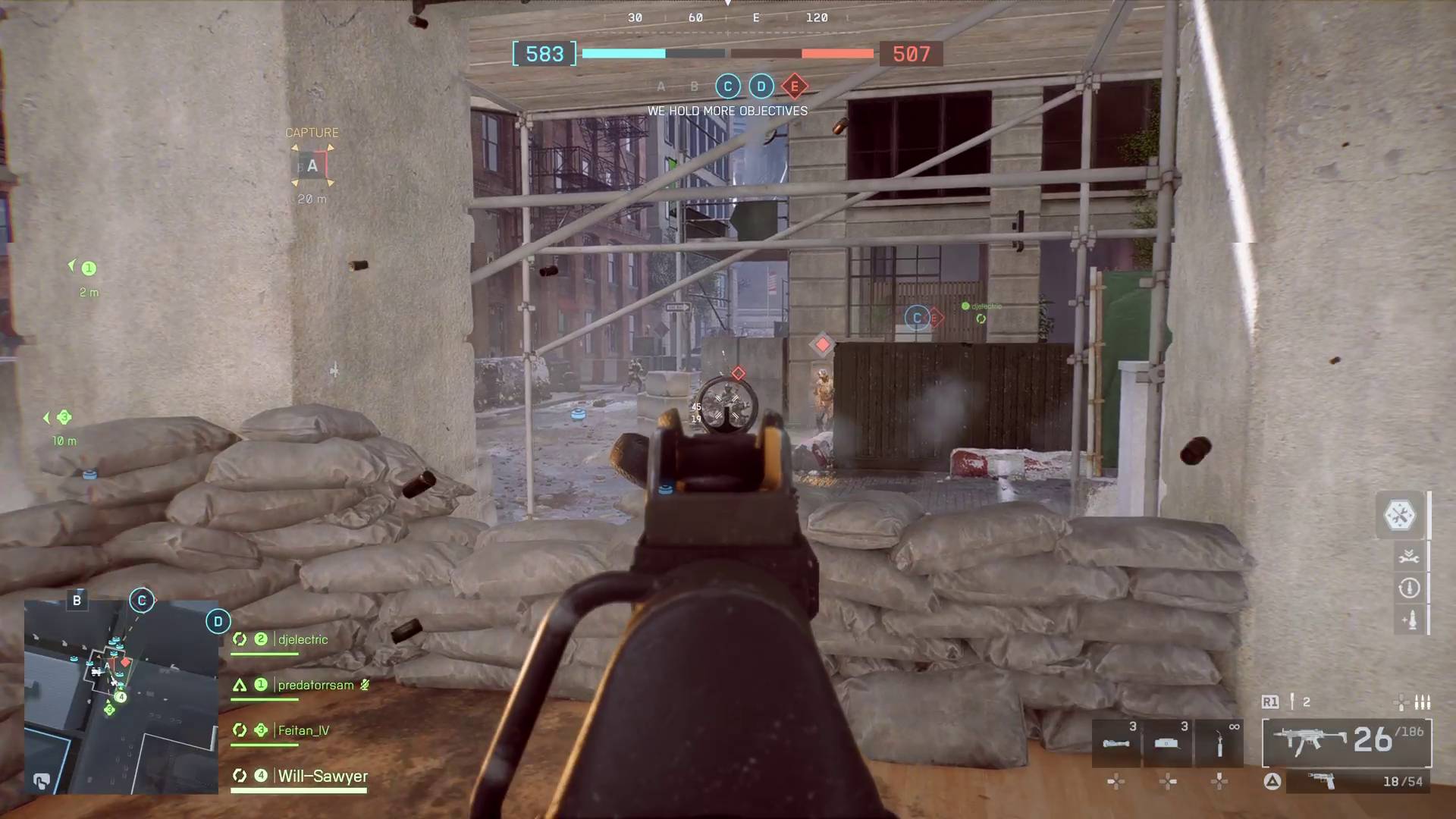 Battlefield 6 shooting at spotted enemies