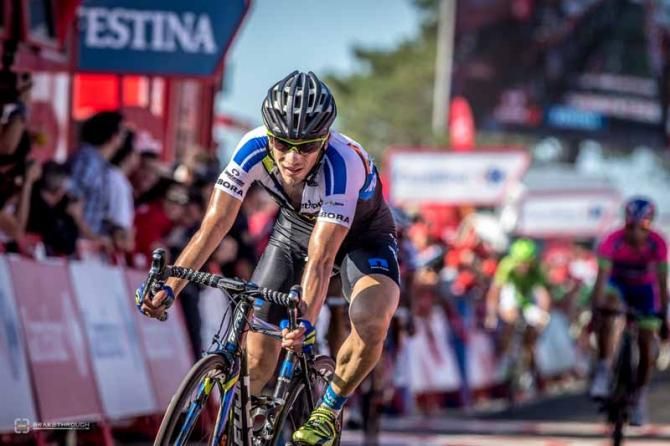 Leo K&ouml;nig (Netapp-Endura) has his eye on the finish line