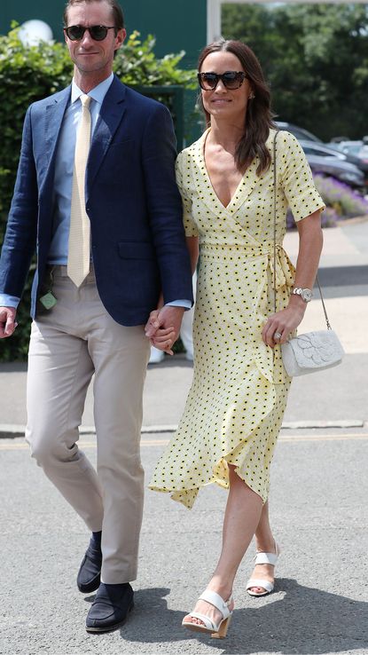 Pippa Middleton's Wimbledon Wrap Dress Is A Summery Dream 