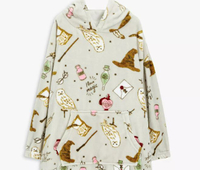 Brand Threads Kids' Hogwarts Oversized Fleece Hooded Blanket, £28 | John Lewis