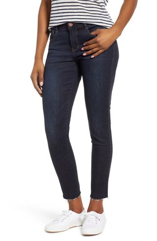 'ab'solution Raw Hem Skinny Jeans