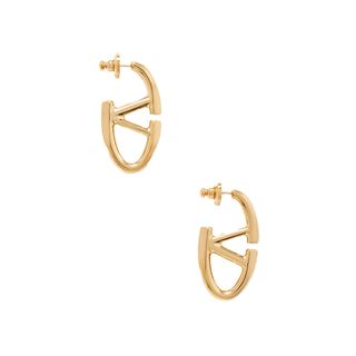 Vlogo Bold Gold-Tone Earrings