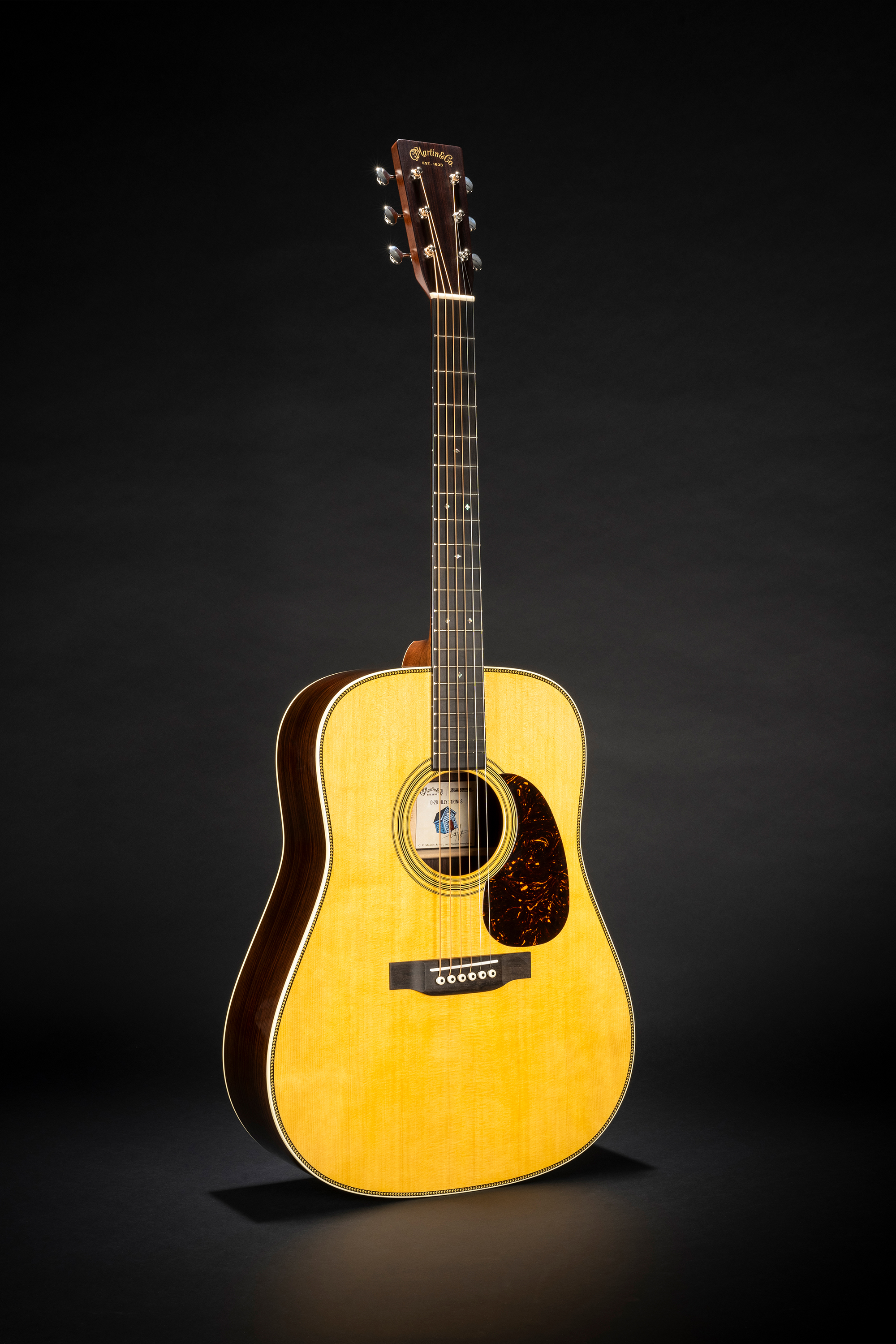 A photo of the Martin D-28 Billy Strings acoustic