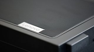 Lenovo Legion 5i back top of case, showing ventilation