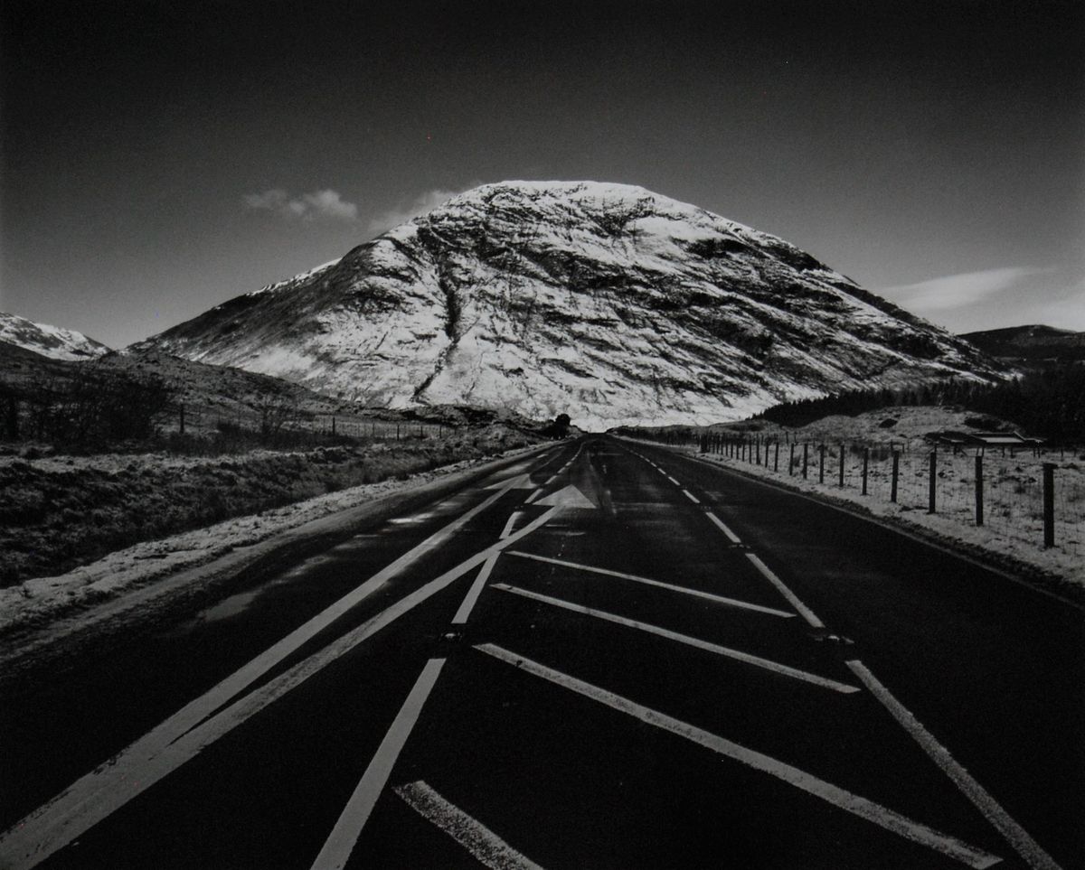 Black and white photo by Fay Godwin, from the 2023 exbibition Under a turbulent sky