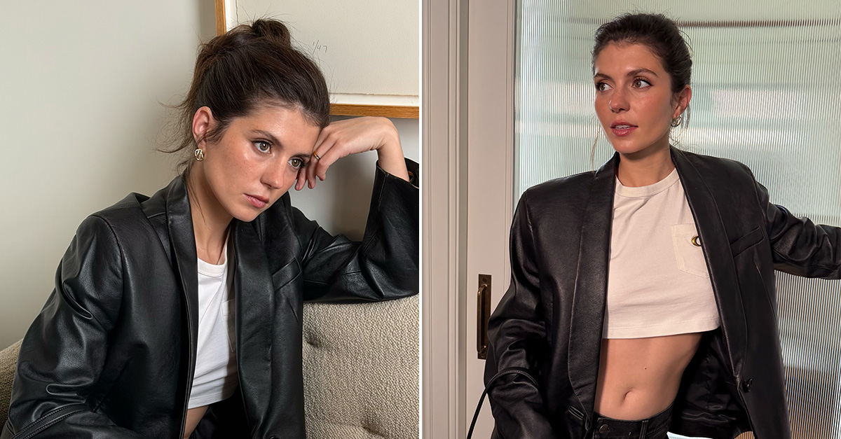 Photos of Emily Bader attending the Coach Fall/Winter 2026 show.